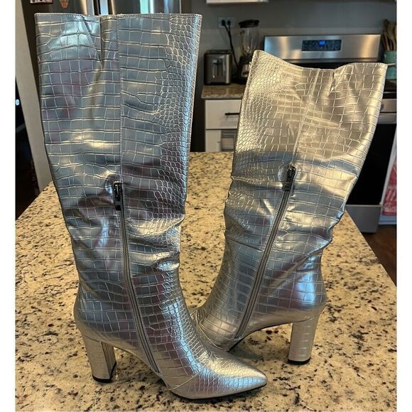 Modatope Knee High Boots Women Riding Boots for Women - Picture 4 of 9